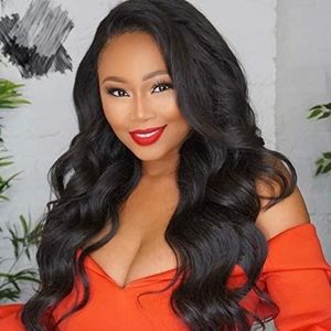 Brown Wavy Full Wig